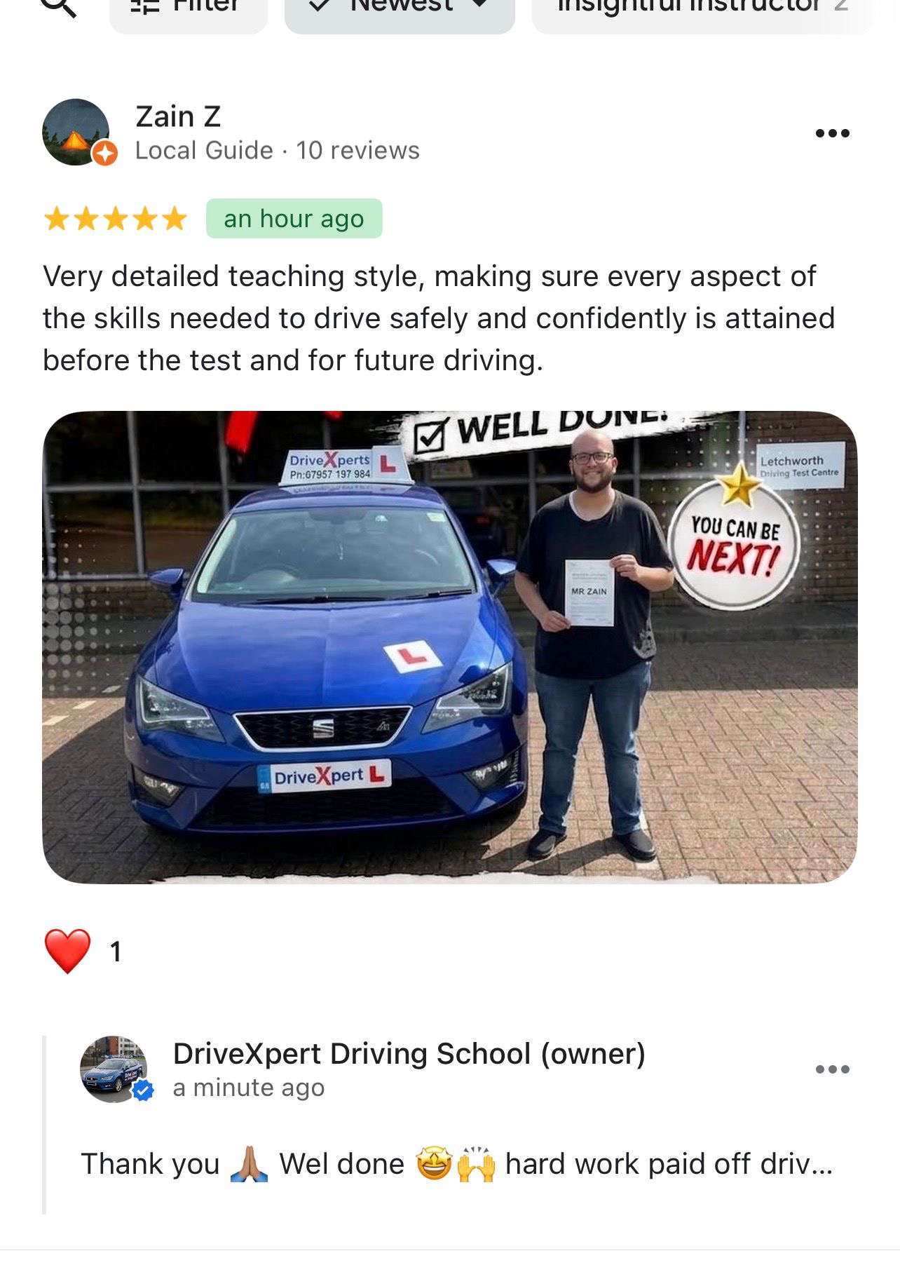 Google review