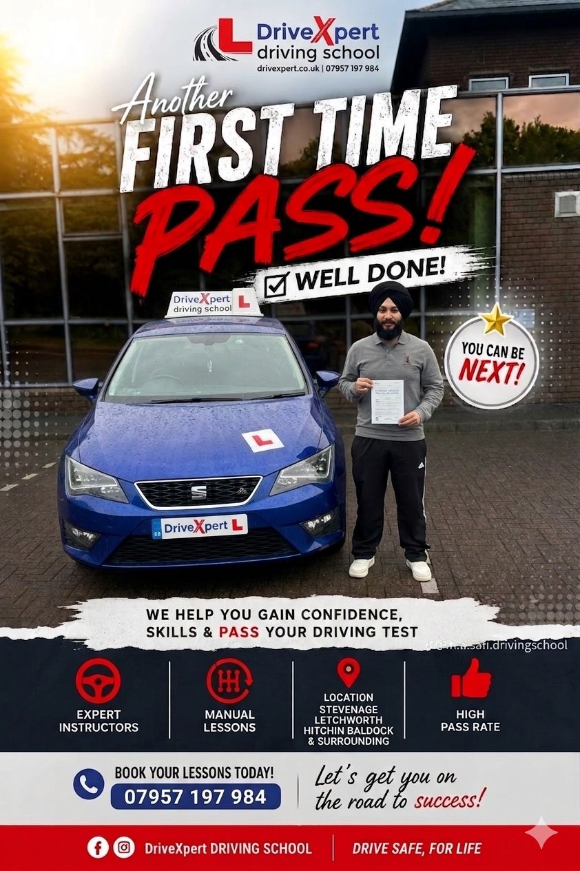 First time pass — DriveXpert student