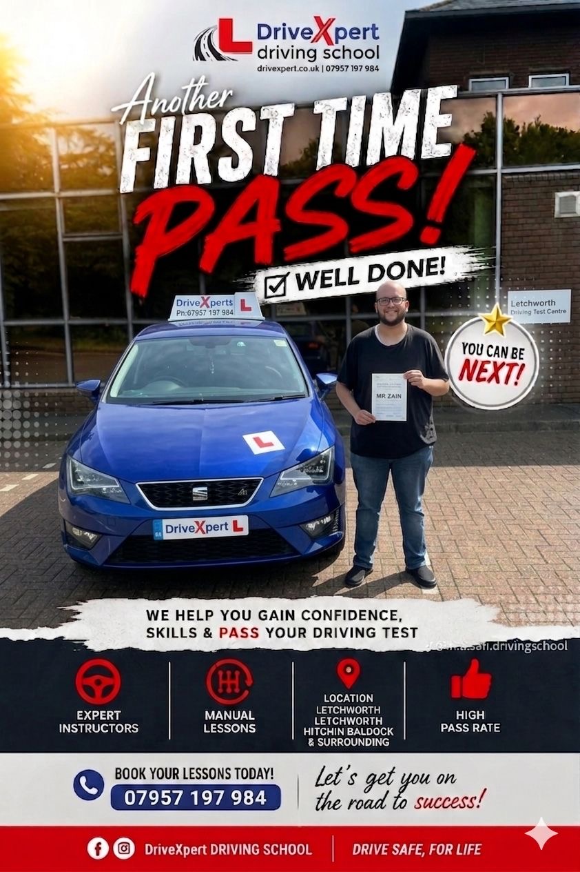 First time pass — DriveXpert student